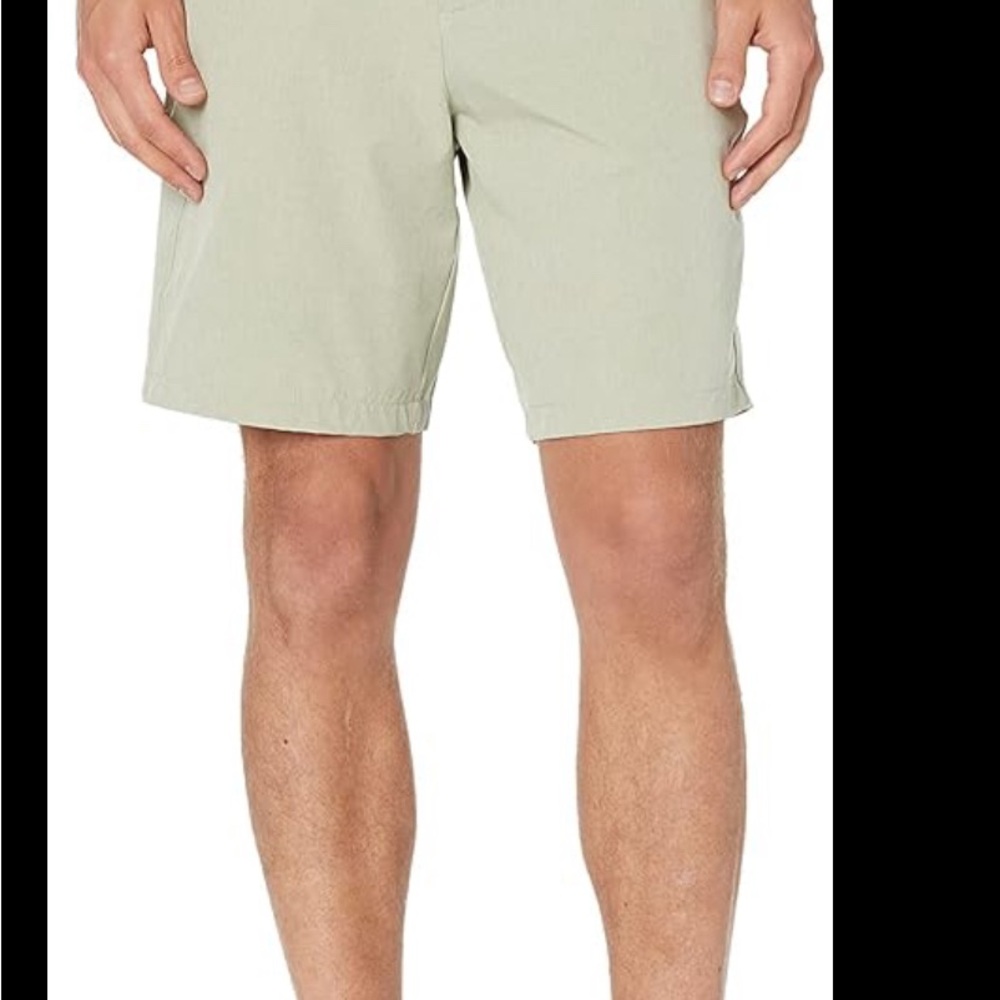 28 Palms khaki shorts flat front board shorts size 36